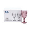 Set de 6 copas de cristal tallado