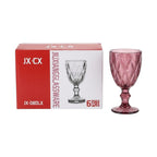 Set de 6 copas de cristal tallado