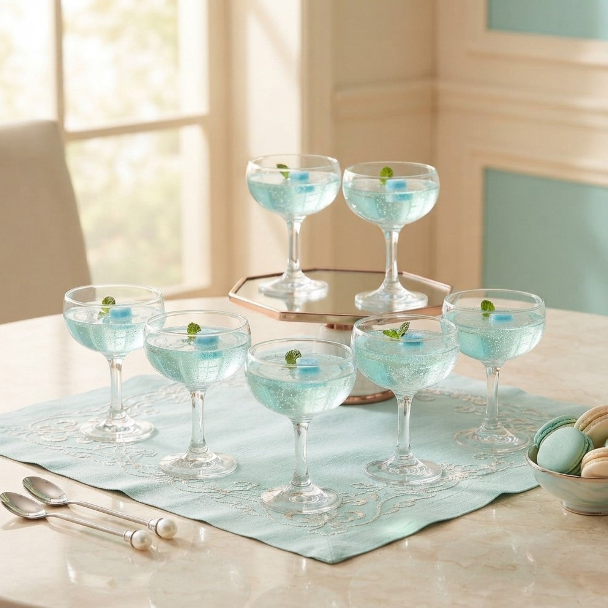 Set de 6 copas de degustación tipo Coupe