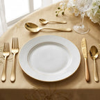 Set de cucharas / 6 piezas, color oro y dorado
