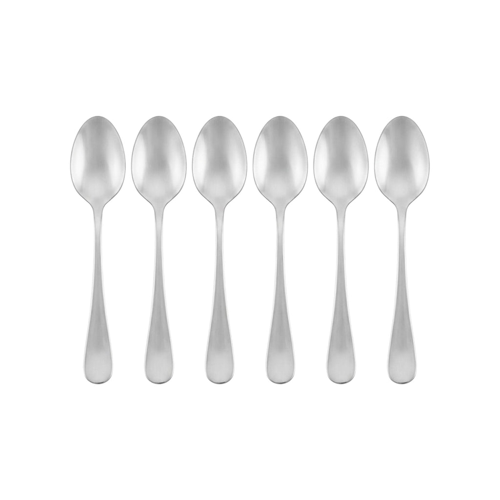 Set de cucharas de té / 6 piezas, color plateado