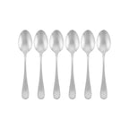 Set de cucharas de té / 6 piezas, color plateado
