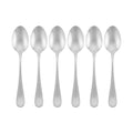 Set de cucharas de postre / 6 piezas, color plateado