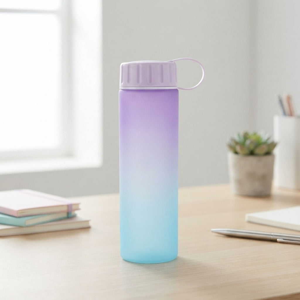 Botella difuminada, plástica 600ml