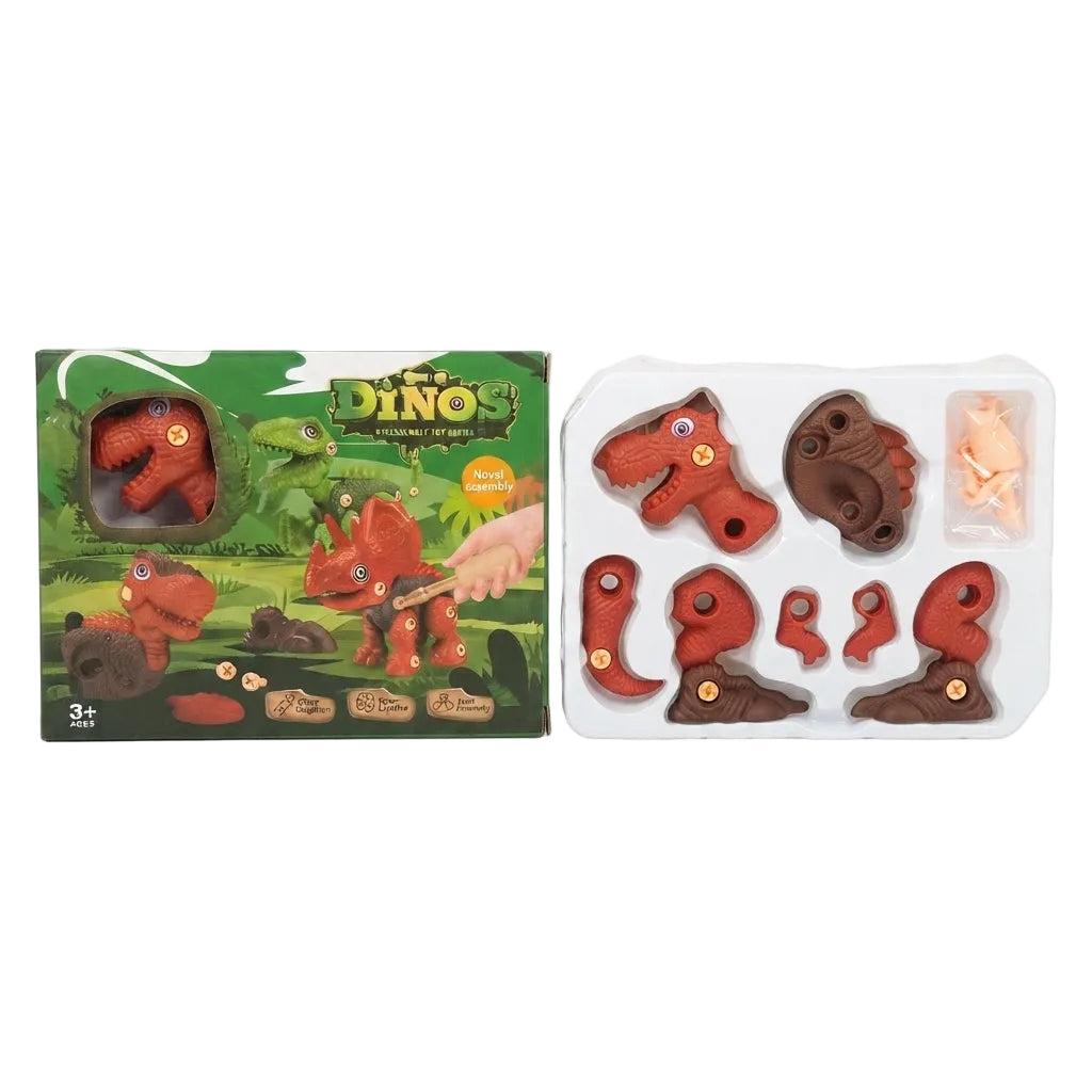 Set de construcción dinosaurio armable