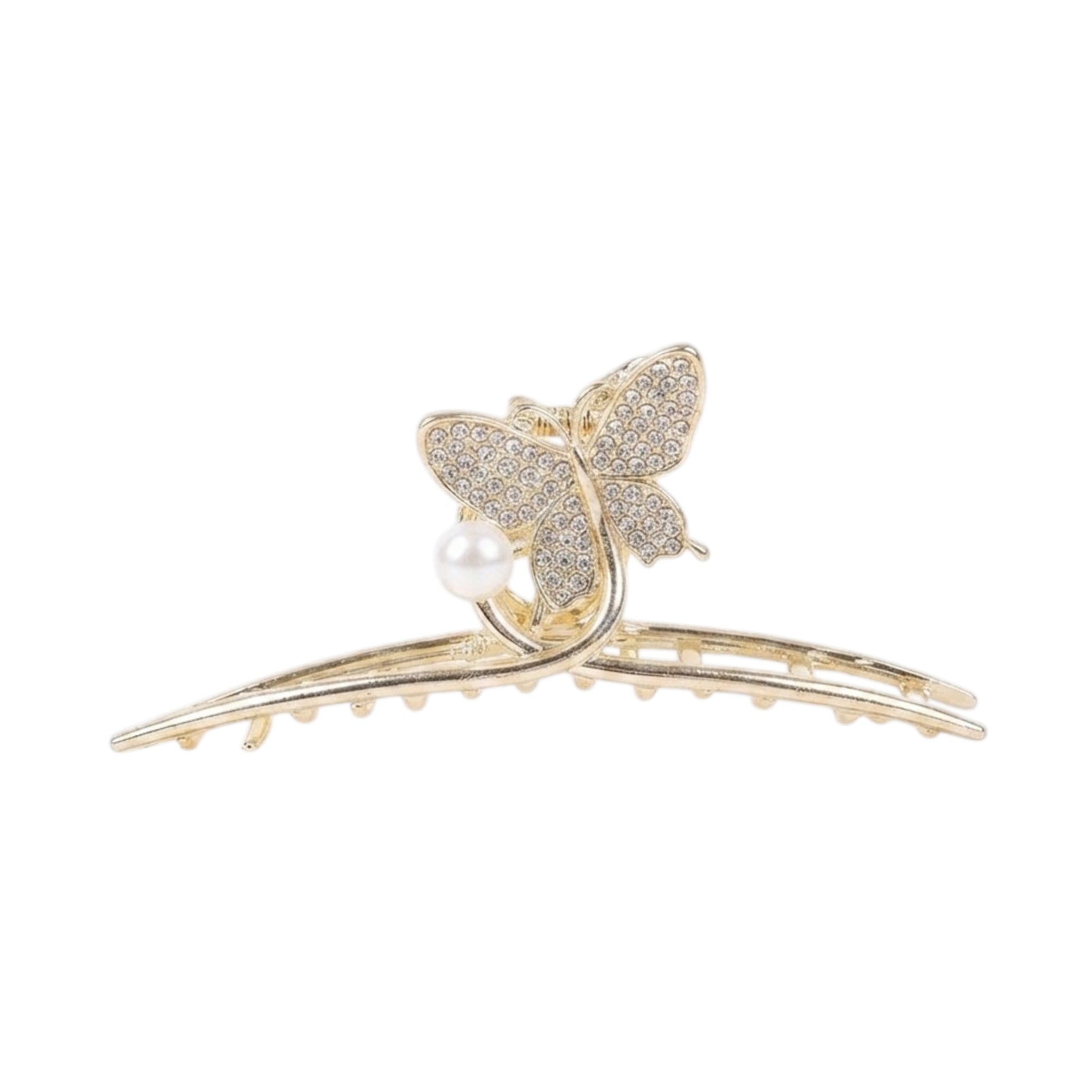 Pinza metálica, mariposa