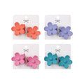 Set de pinzas plásticas florales, matte