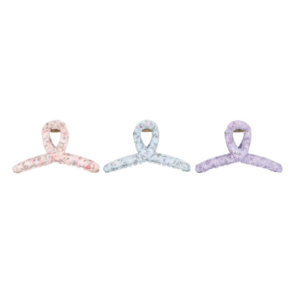 Pinza plástica, floral