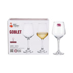Set de 6 copas de cristal RED CHERRY