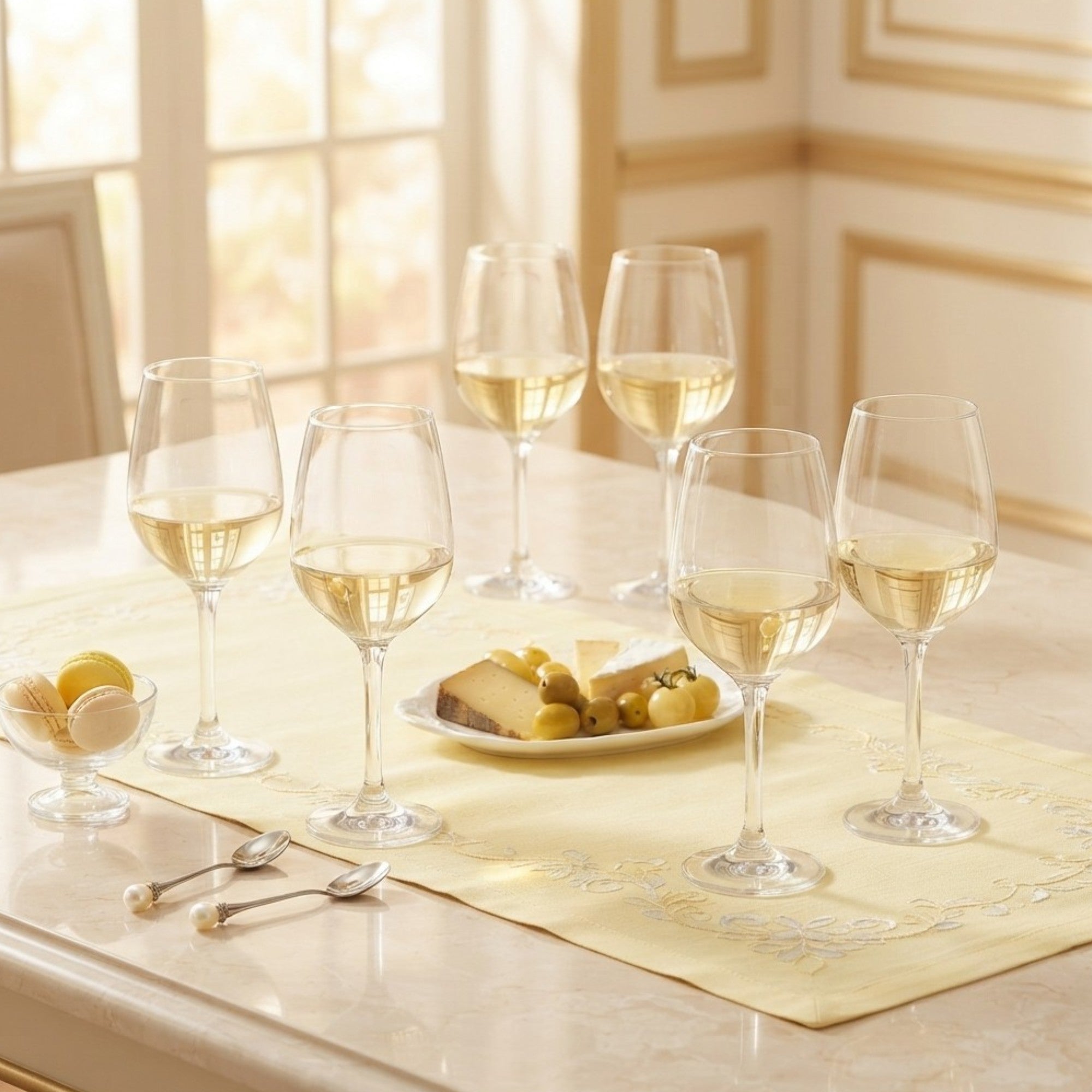 Set de 6 copas de cristal RED CHERRY