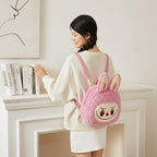 Mochila de peluche labubu