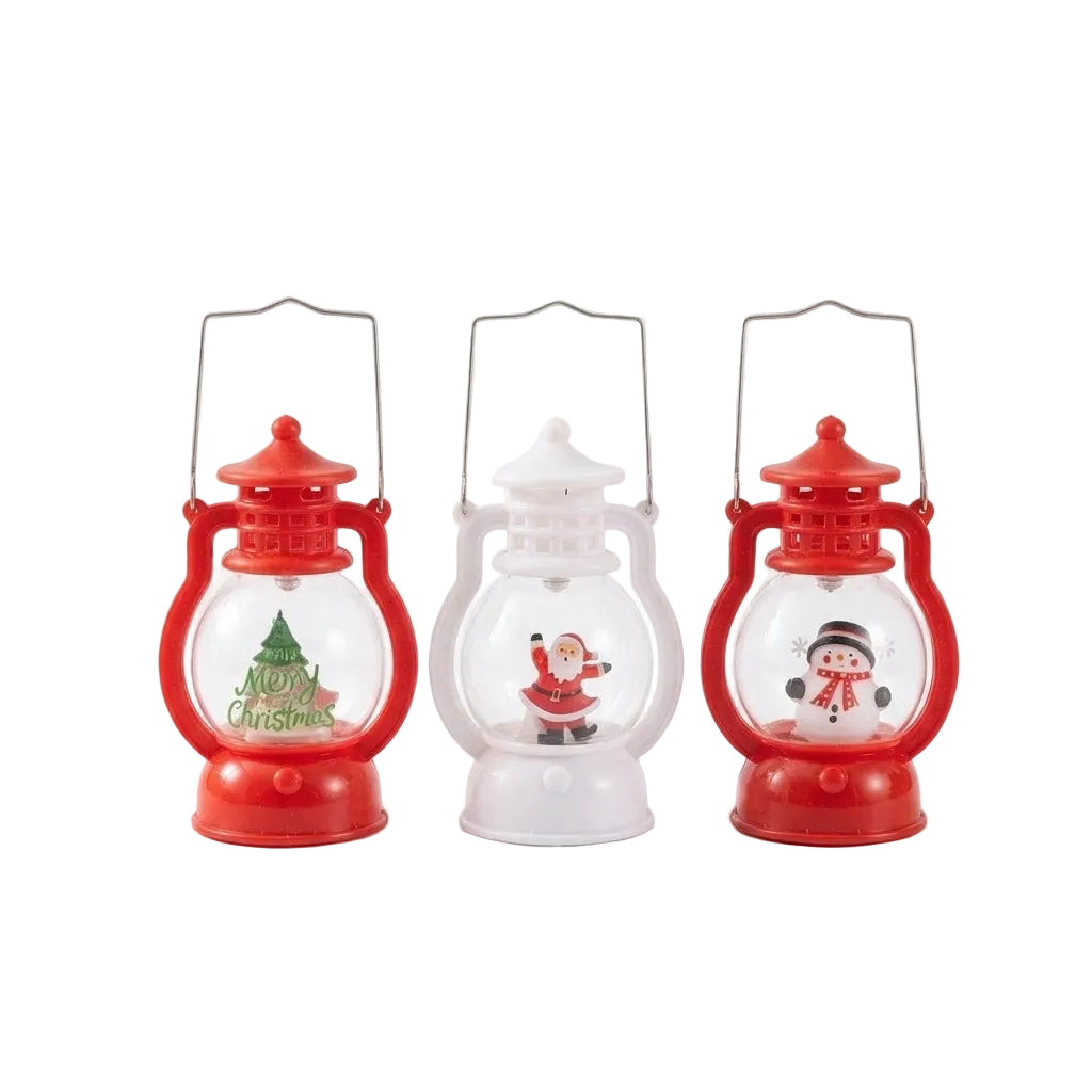 Mini farol navideño