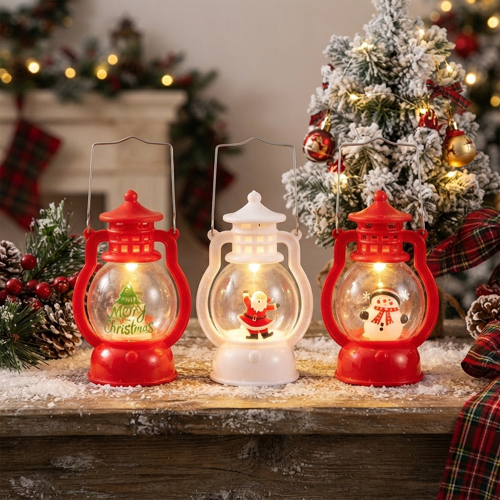 Mini farol navideño