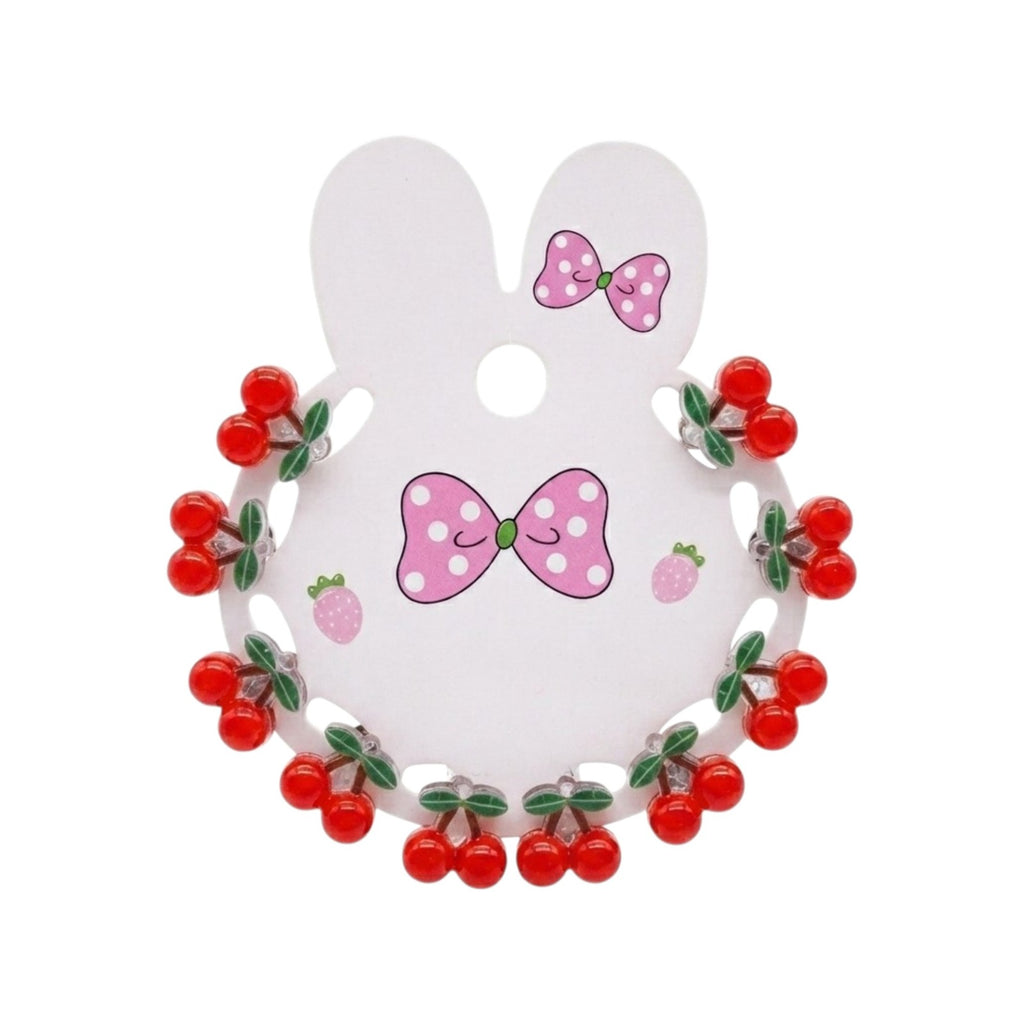 Set de 10 mini pinzas de cereza