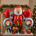 Set de 5 globos navideños