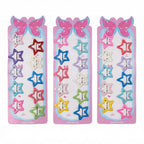 Set de 10 pinzas de estrella