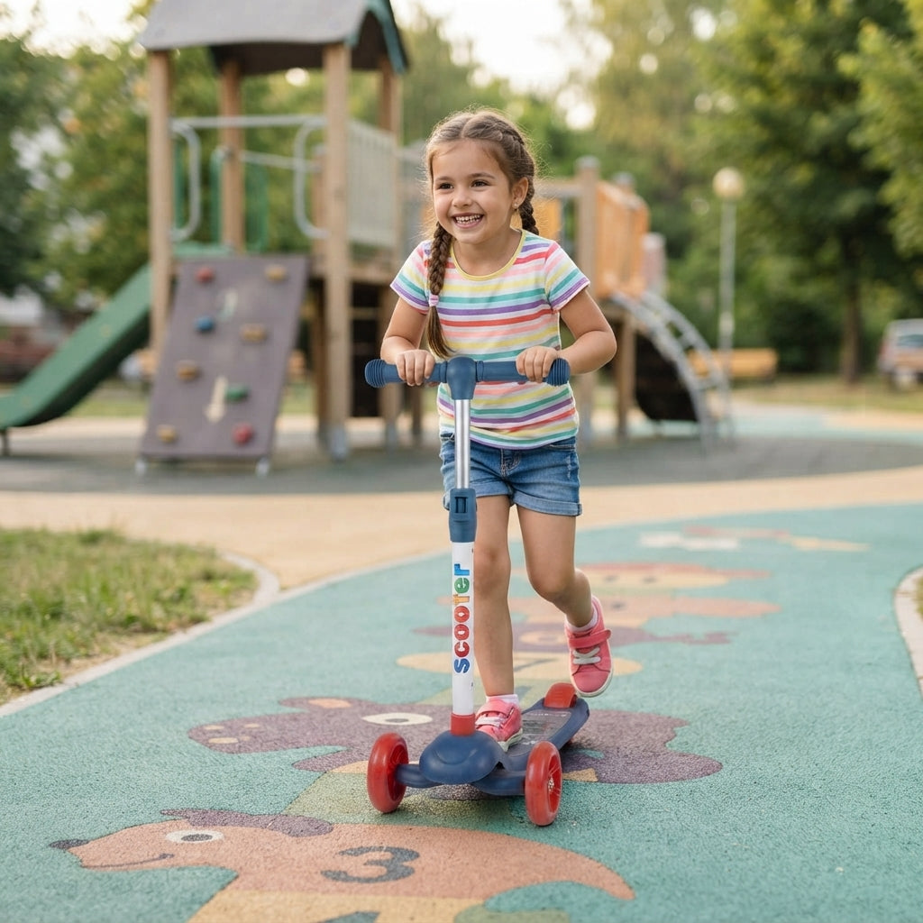 Scooter infantil de 3 ruedas ajustable
