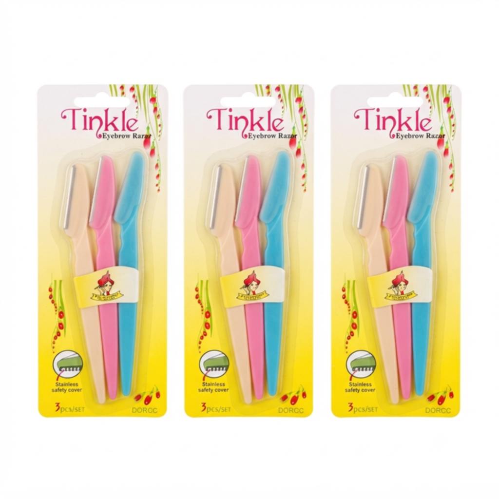 Perfiladores de cejas y rostro tinkle pack x3