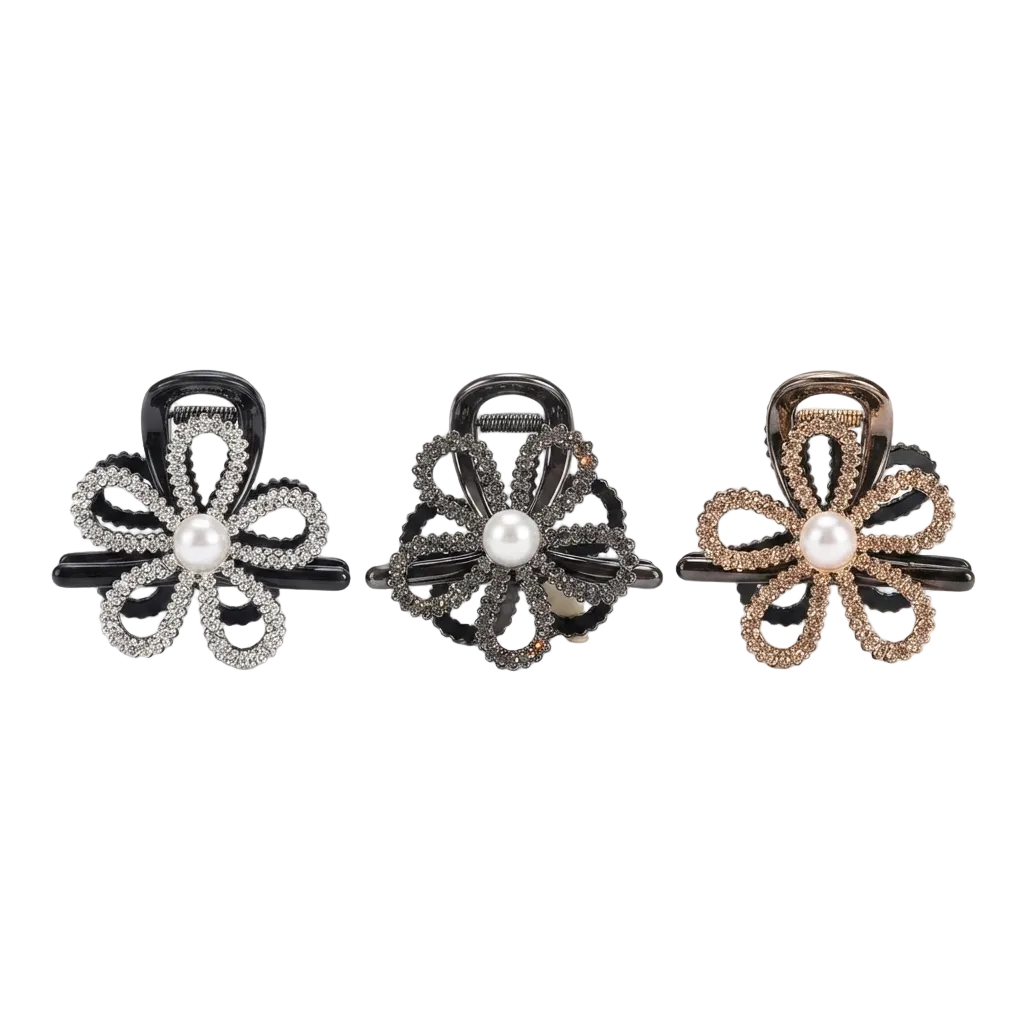 Pinza plástica floral