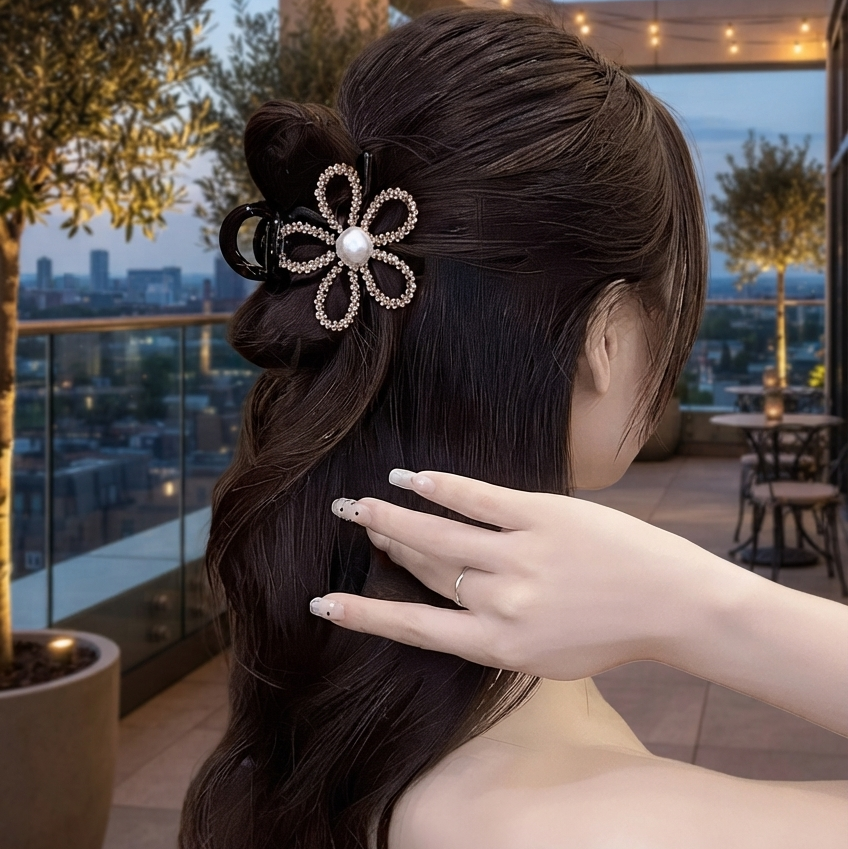 Pinza plástica floral