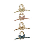 Pinza metálica, mariposas