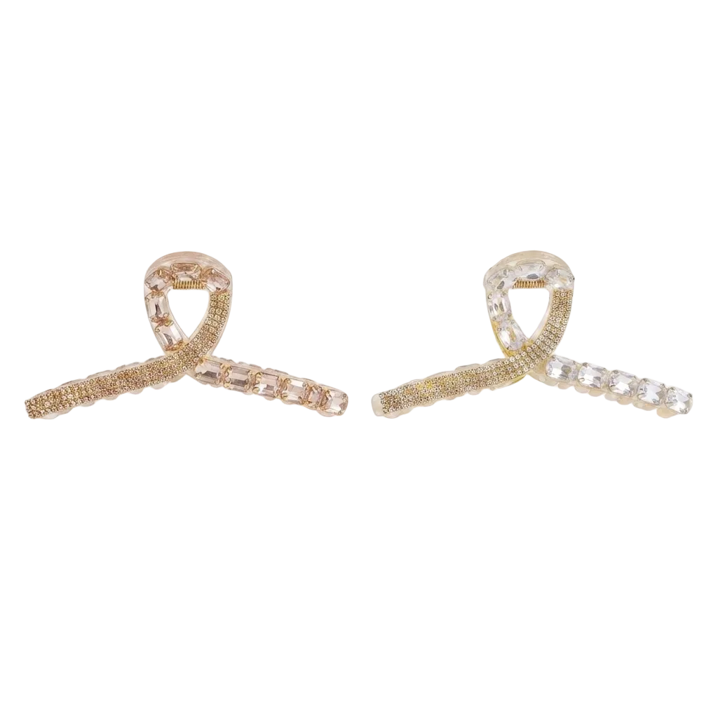 Pinza plástica, glitter