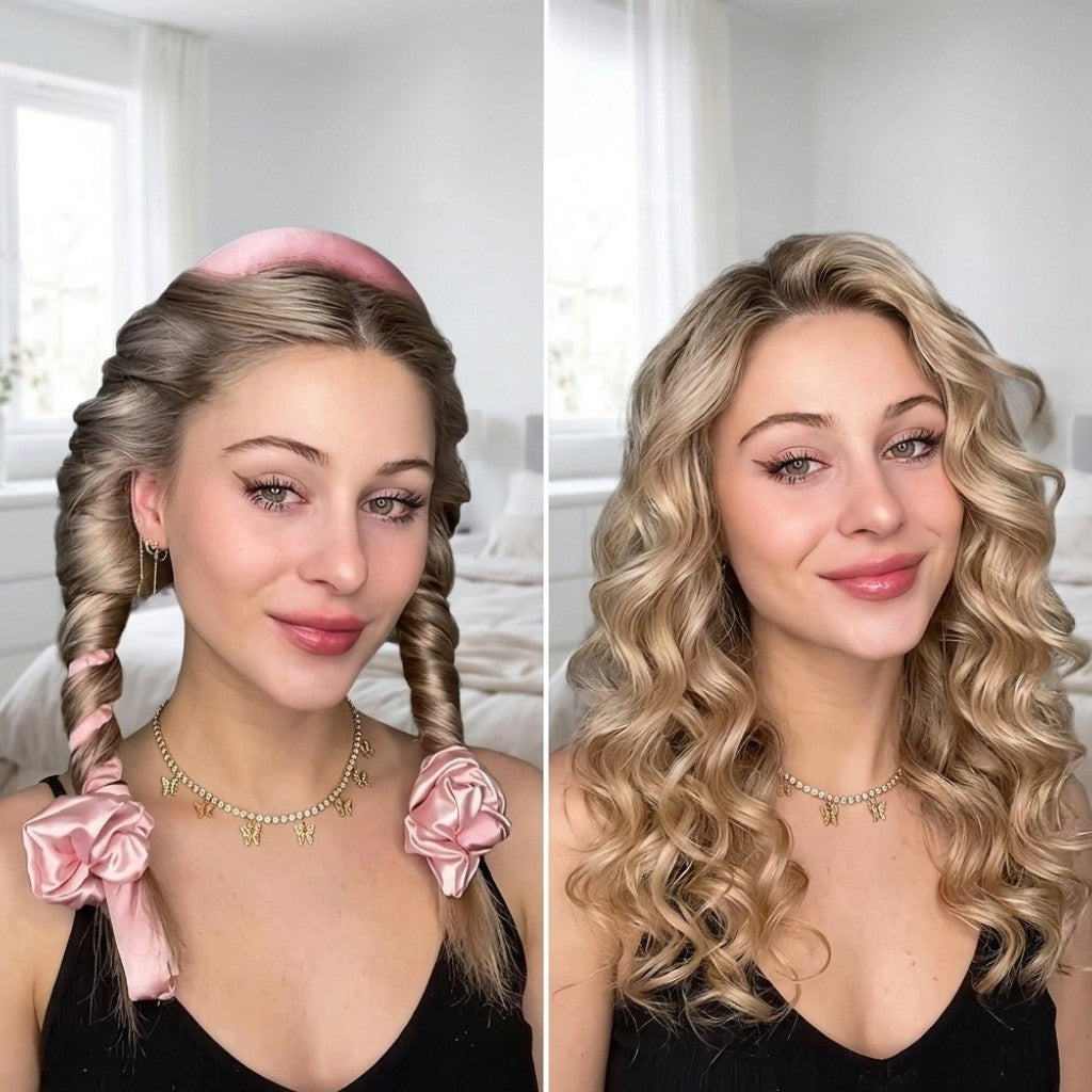 Set rizador de cabello sin calor