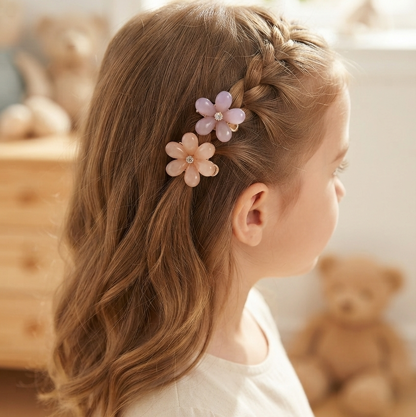 Paquete de 10 pinzas metálicas, florales