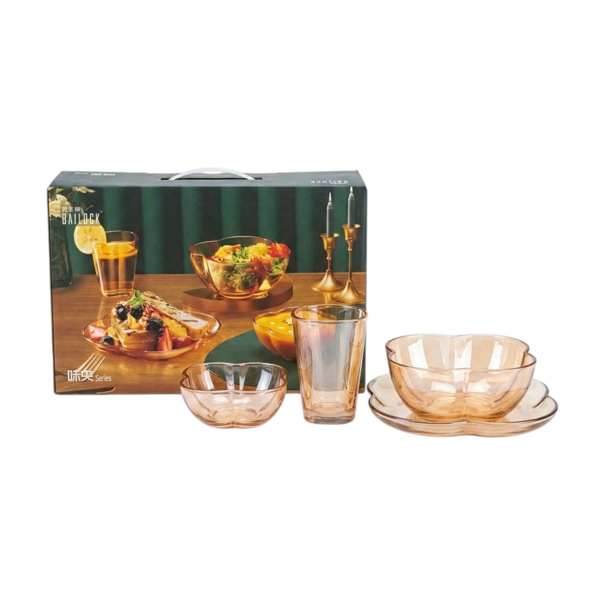 Set de vajilla BAILOCK / 4 piezas