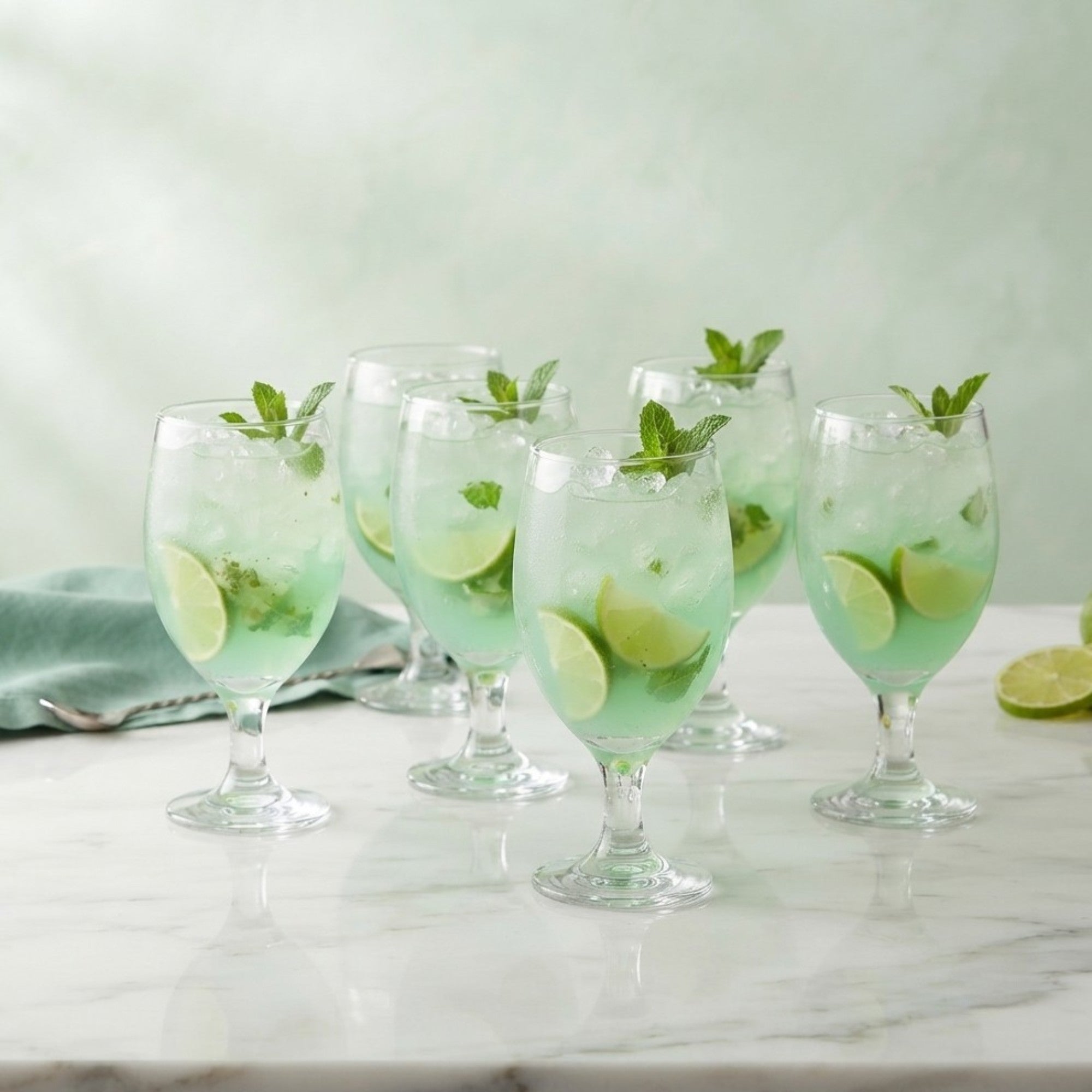 Set de 6 copas de agua