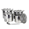 Set de ollas de acero inoxidable