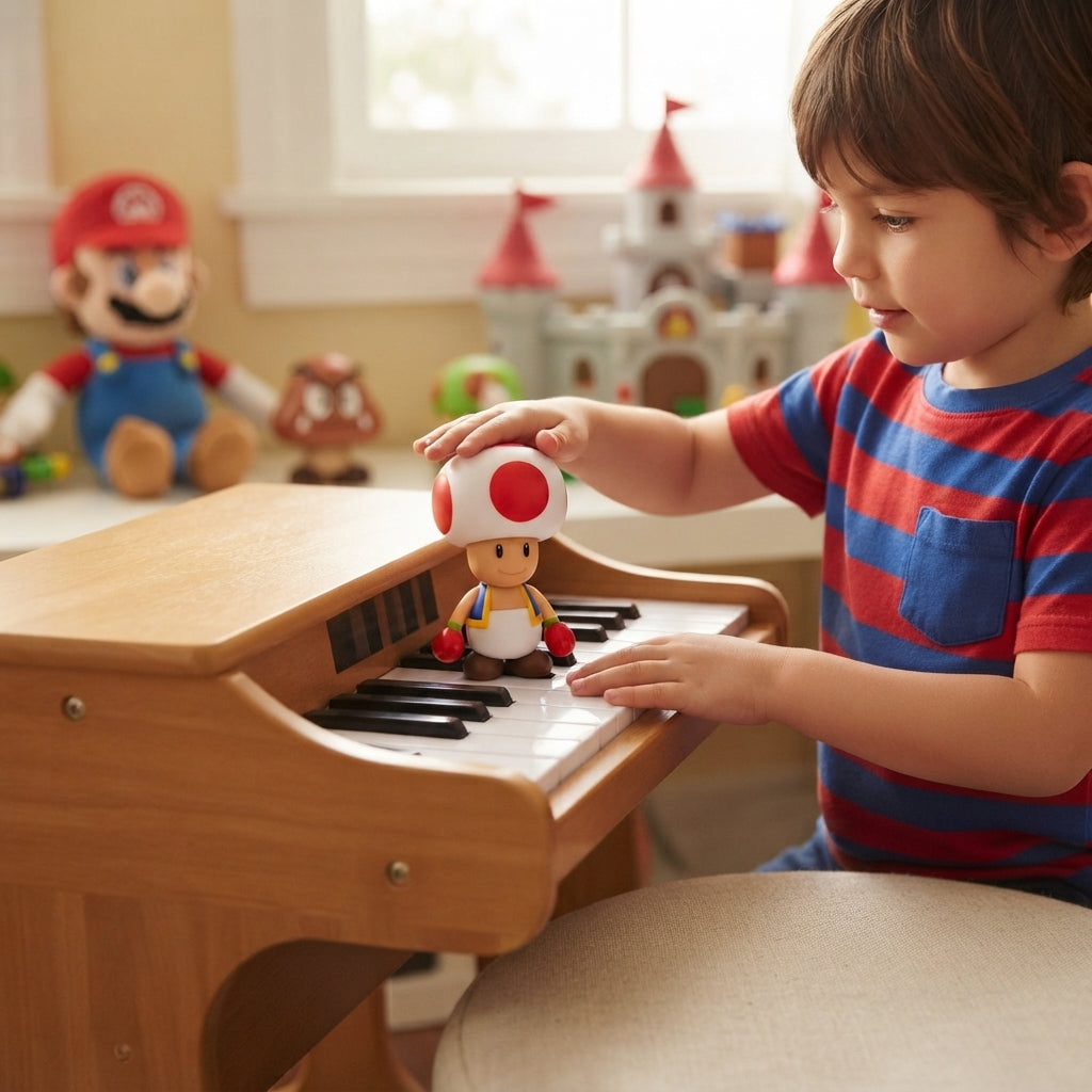 Figura coleccionable de toad mario party
