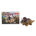 Dinosaurio triceratops interactivo con luces y sonidos