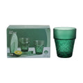 Set de vasos de vidrio texturizado BAILOCK