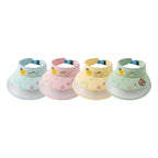 Visera infantil con borde protector transparente